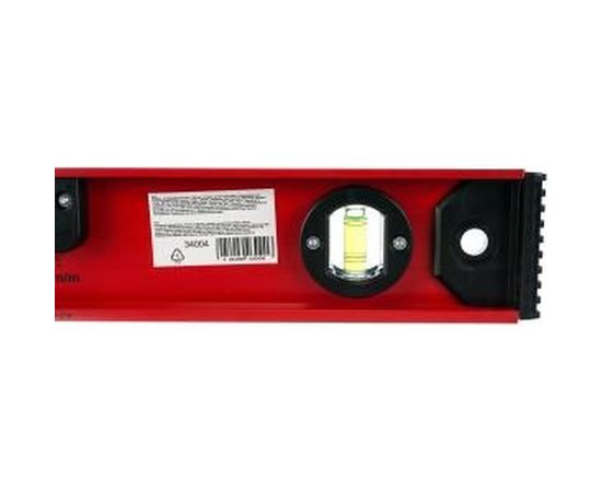 Усиленный алюминиевый уровень 400 мм MATRIX Рельс 34004 – изображение 3