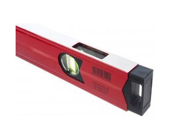 Алюминиевый магнитный уровень 1000 мм, фрезерованный, 3 глазка , усиленный MATRIX 34710 – изображение 3