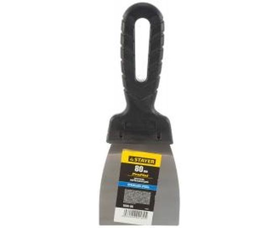 Фасадный нержавеющий шпатель 80мм STAYER 1008-08 – изображение 3