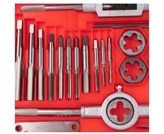 Набор резьбонарезного инструмента 40 предметов, в пластиковом боксе ЗУБР 2810-H40_z01 – изображение 4