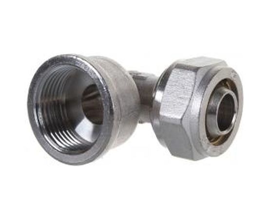 Уголок соединительный (20 мм; 3/4; цанга-гайка) для трубопровода Зубр 51410-20-3/4 – изображение 3