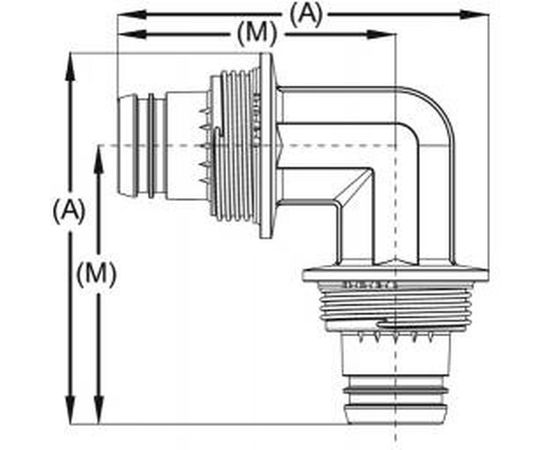 Соединитель угловой ШиреФит (16 мм; 90°) для трубопровода Зубр 51492-16 – изображение 2
