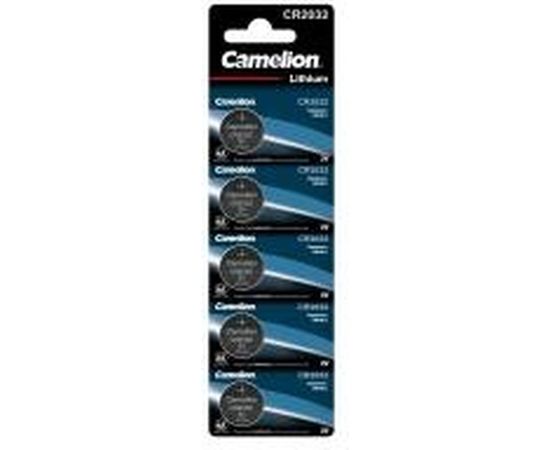 Литиевая батарейка Camelion CR2032 BL-5, 3V 1595 