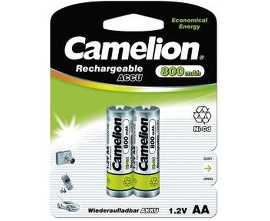 Аккумулятор AA- 800mAh Ni-Cd BL-2, 1.2В Camelion, 2202 