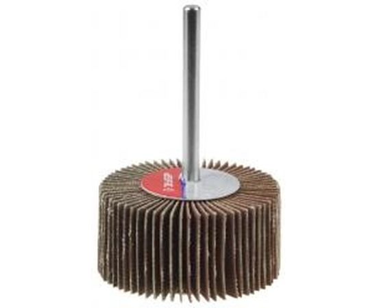 Круг шлифовальный веерный лепестковый на шпильке (30х60 мм; P180) Зубр 36602-180 