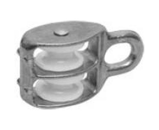 Блок двойной с пластиковым роликом (10 шт; 5х15 мм; ТФ5) Зубр 4-304595-15 