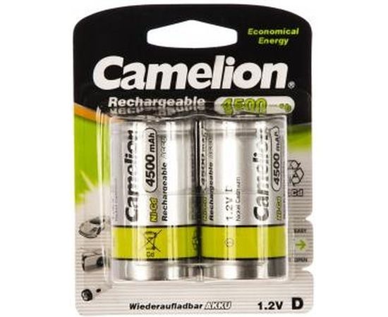 Аккумулятор Camelion 1.2В D-4500mAh Ni-Cd BL-2, 3146 