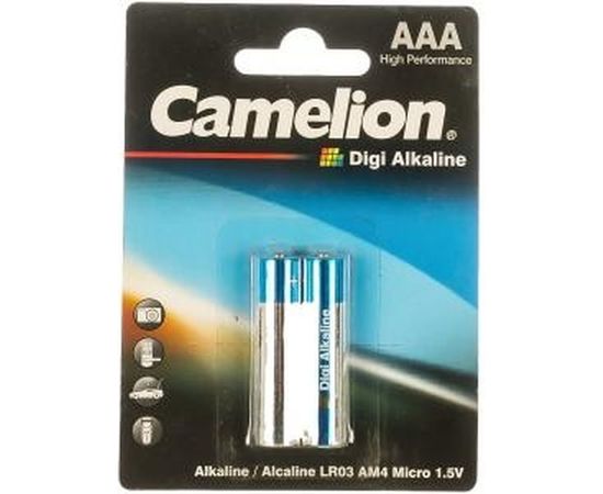 Батарейка 1.5В Camelion, LR 03 DIGI BL-2, 9279 