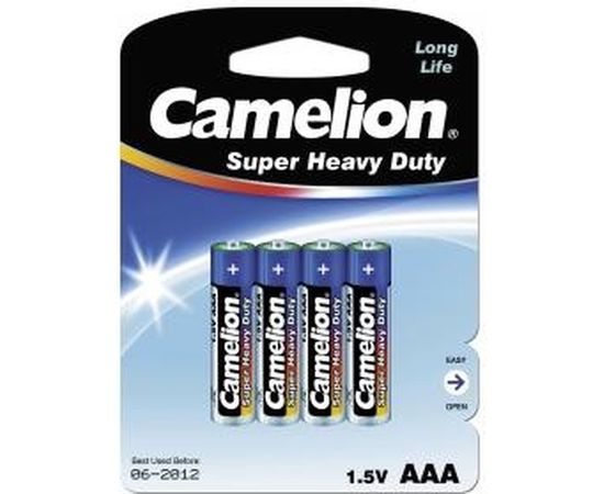 Батарейка 1.5В Camelion, R03 Blue BL-4, 3214 