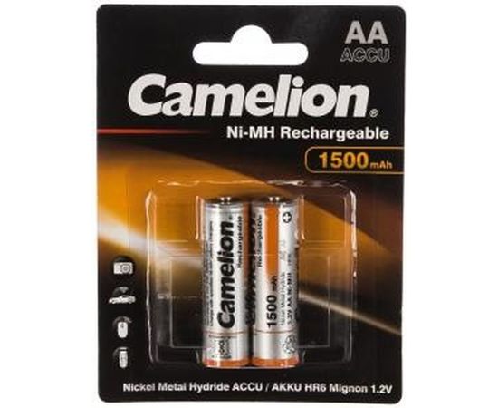 Аккумулятор 1.2В Camelion AA-1500mAh Ni-Mh BL-2, 3510 
