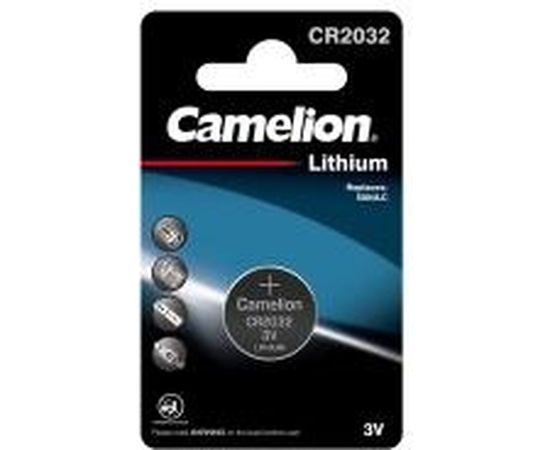 Литиевая батарейка Camelion CR2032 BL-1, 3V 3066 
