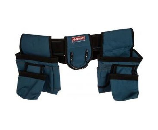Пояс монтажника ЭКСПЕРТ (держатель для молотка; 18 карманов) Зубр 38640 