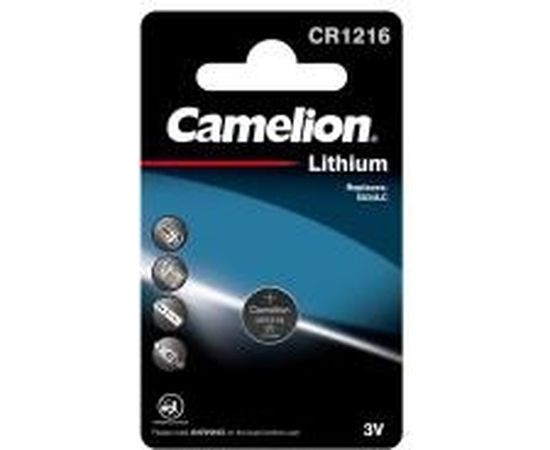 Литиевая батарейка Camelion CR1216 BL-1, 3V 3609 