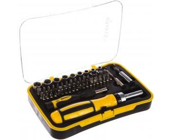Набор насадок с реверсивной отверткой 65 предметов STAYER MASTER 25310-H65 