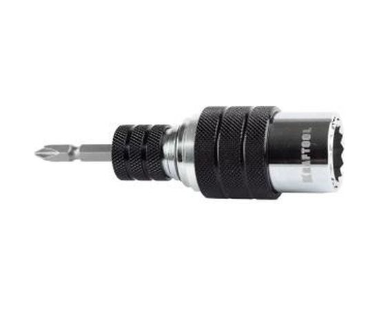 Набор Kraftool Expert бита с торцевой головкой с фиксатором 2 в 1 17 мм 21 мм 2 предмета 26398-H2 