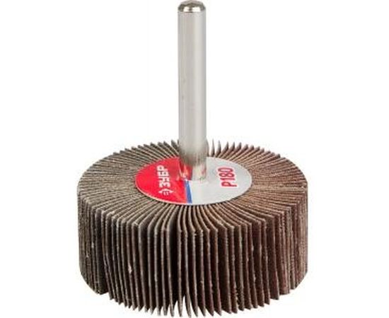 Круг шлифовальный веерный лепестковый (20х50 мм; P180) Зубр 36601-180 