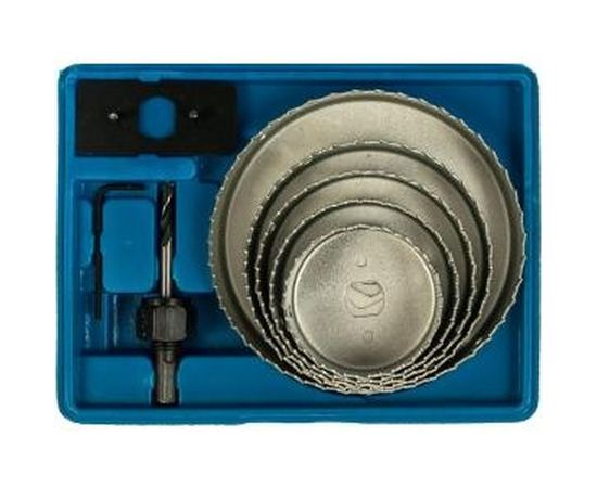 Набор коронок по дереву ЭКСПЕРТ 64-127 мм, 7 шт. Зубр 29553-H7_z01 