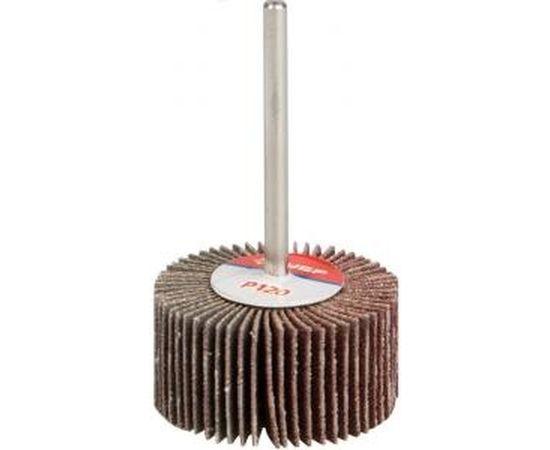 Круг шлифовальный веерный лепестковый (15х30 мм; P120) Зубр 36600-120 