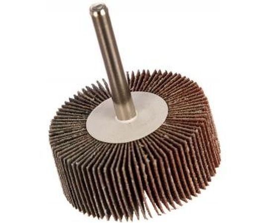 Круг шлифовальный веерный лепестковый (50х20 мм; P80; тип КЛО) Зубр 36601-080 