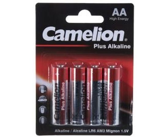 Батарейка 1.5В Camelion, LR 6 Plus Alkaline BL-4, 7370 