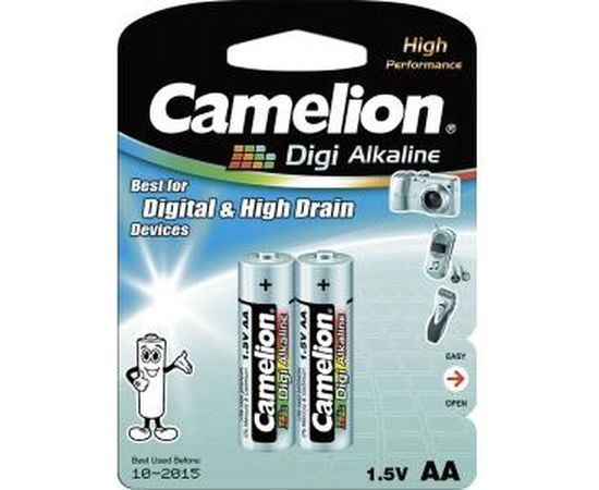 Батарейка 1.5В Camelion, LR 6 DIGI BL-2, 9249 