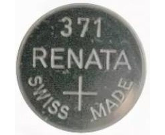 Батарейка для часов Renata R 371 (SR 920 SW, 1.55V, 38mAh, 9.5x2.1mm) 4352 