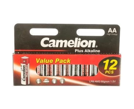 Батарейка 1.5В Camelion, LR 6 Plus Alkaline BLOCK-12, 5818 
