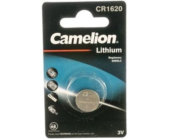 Литиевая батарейка 3V Camelion CR1620 BL-1 3610 