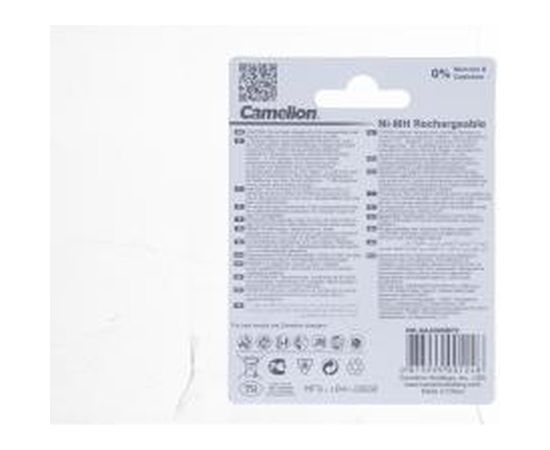 Аккумулятор Camelion 1.2В AAA-900mAh Ni-Mh BL-2, 5223 – изображение 2