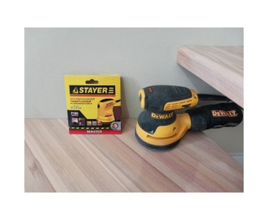 Круг шлифовальный (125 мм; Р180; 5 шт.) STAYER 35452-125-180 – изображение 2