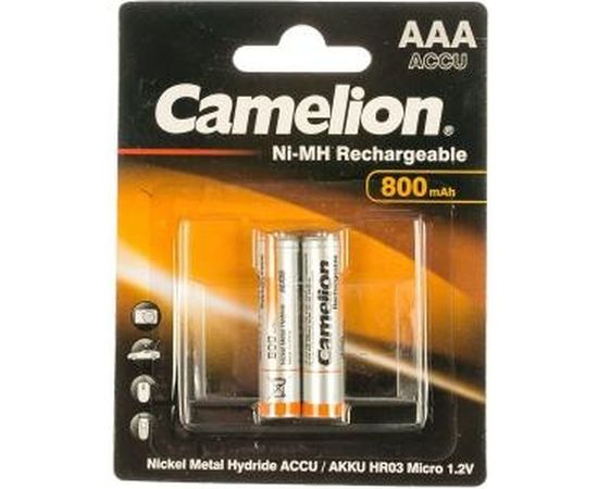 Аккумулятор Camelion 1.2В AAA-800mAh Ni-Mh BL-2, 3674 – изображение 2