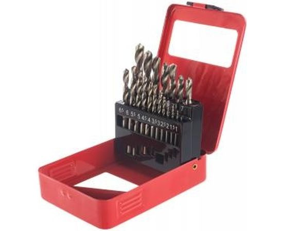 Набор сверл по металлу HSS (1-10 мм; 19 шт.) MATRIX 72388 – изображение 2