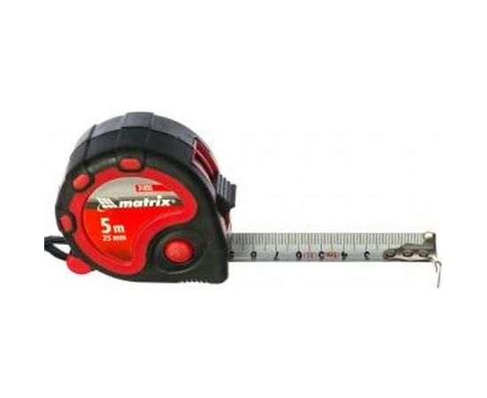Рулетка 5 м х 25 мм Status 3 fixations MATRIX 31035 – изображение 3