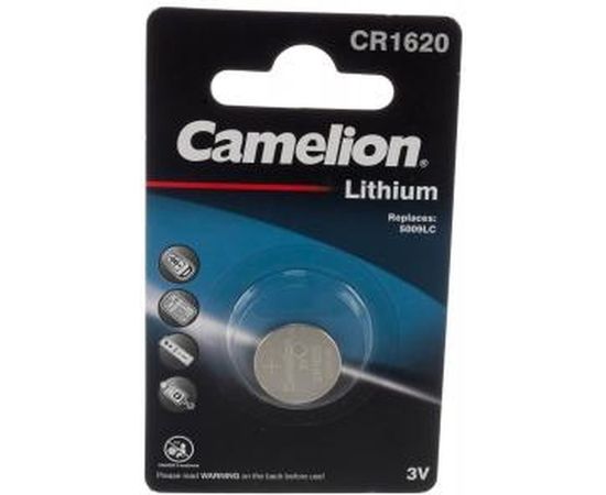 Литиевая батарейка 3V Camelion CR1620 BL-1 3610 – изображение 2