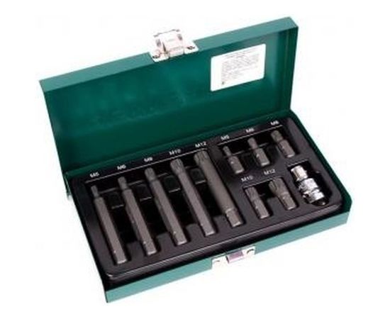 Набор вставок SPLINE М-профиль 11 предметов (30-75 мм; М5-М12) Jonnesway S29H4111S – изображение 3