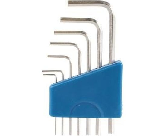 Набор ключей имбусовых Зубр Эксперт Мини для точных работ Cr-V HEX 0,7 0,9 1,3 1,5 2 2,5 3 мм 7 шт. 27471-H7 – изображение 2