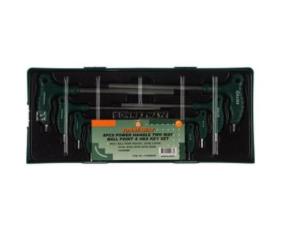 Комплект угловых двусторонних шестигранников Jonnesway H10MB08ST – изображение 2