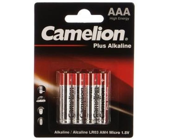 Батарейка 1.5В Camelion, LR03 Plus Alkaline BL-4,7369 – изображение 2