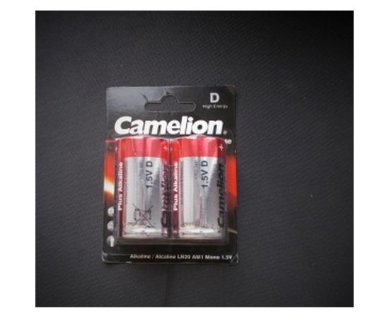 Батарейка 1.5В Camelion, LR20 Plus Alkaline BL-2, 1654 – изображение 2