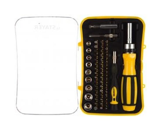Набор насадок с реверсивной отверткой 65 предметов STAYER MASTER 25310-H65 – изображение 2