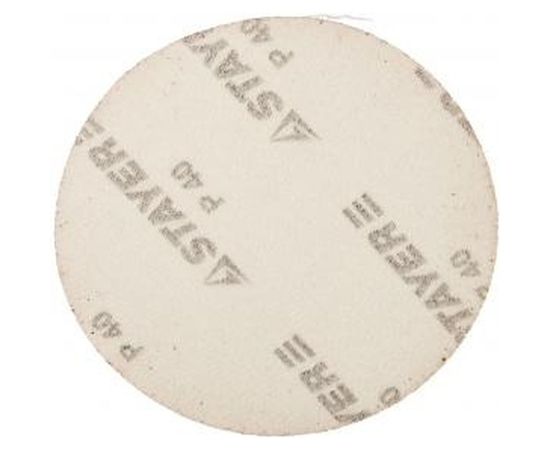 Круг шлифовальный универсальный на велкро основе без отверстий Р40 125 мм 5 шт. STAYER 35453-125-040 – изображение 2