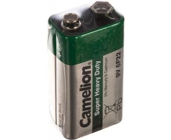 Батарейка Крона 6F22 9В 1шт Camelion 1663 – изображение 2