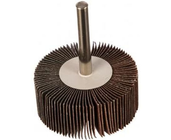 Круг шлифовальный веерный лепестковый (20х50 мм; P180) Зубр 36601-180 – изображение 3