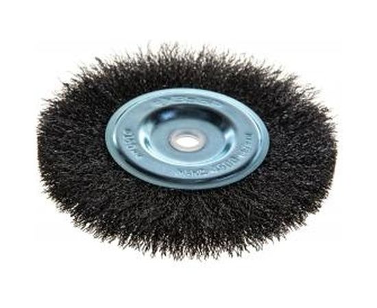 Щетка дисковая (150х12.7 мм; 0.3 мм; витая стальная проволока) для точильно-шлифовального станка Зубр 35185-150_z02 – изображение 4