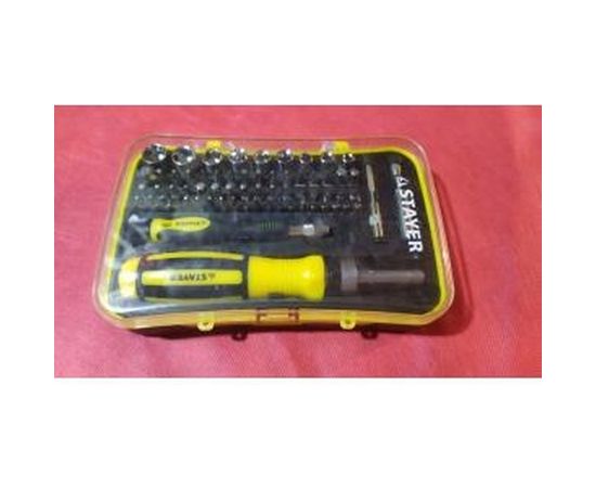 Набор насадок с реверсивной отверткой 65 предметов STAYER MASTER 25310-H65 – изображение 4