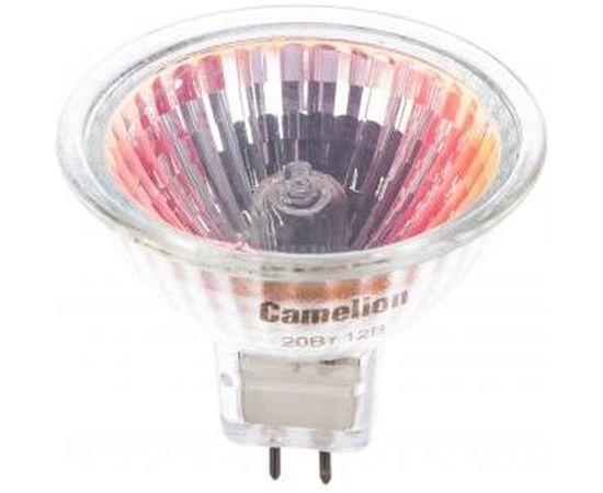 Галогенная лампа Camelion MR-16 20W 12V с защ.стеклом 3059 