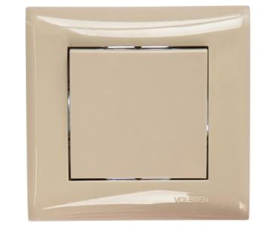 Одноклавишный выключатель в сборе, крем Volsten Magenta V01-12-V11-S 9017 