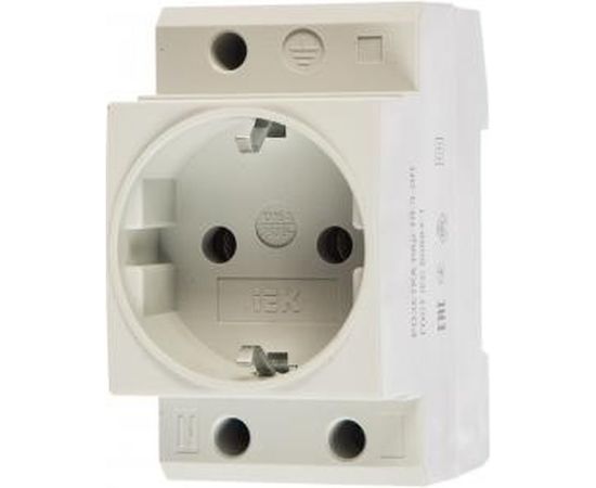 Силовая розетка IEK РАр10-3-ОП с заземляющим контактом SHUKO ИЭК MRD10-16 