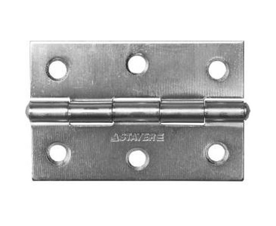 Универсальная дверная петля STAYER Master цвет белый цинк 75 мм 37611-75-1 