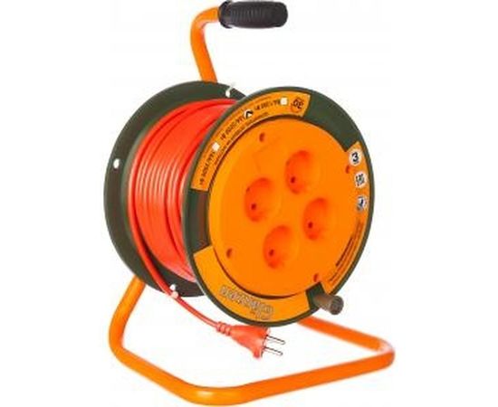 Силовой удлинитель на катушке GLANZEN EB-30-004 